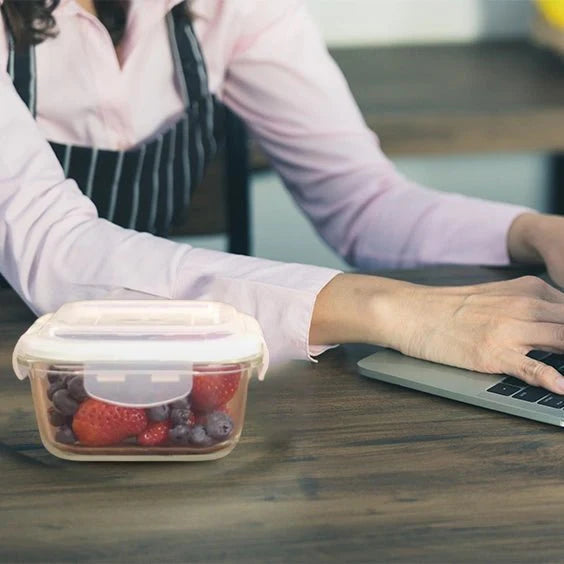 10 pc Glass Container Set (5 Containers and 5 Lids)