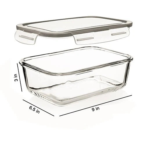 1860ML - Glass Container Set by Razab (Replacement lid)