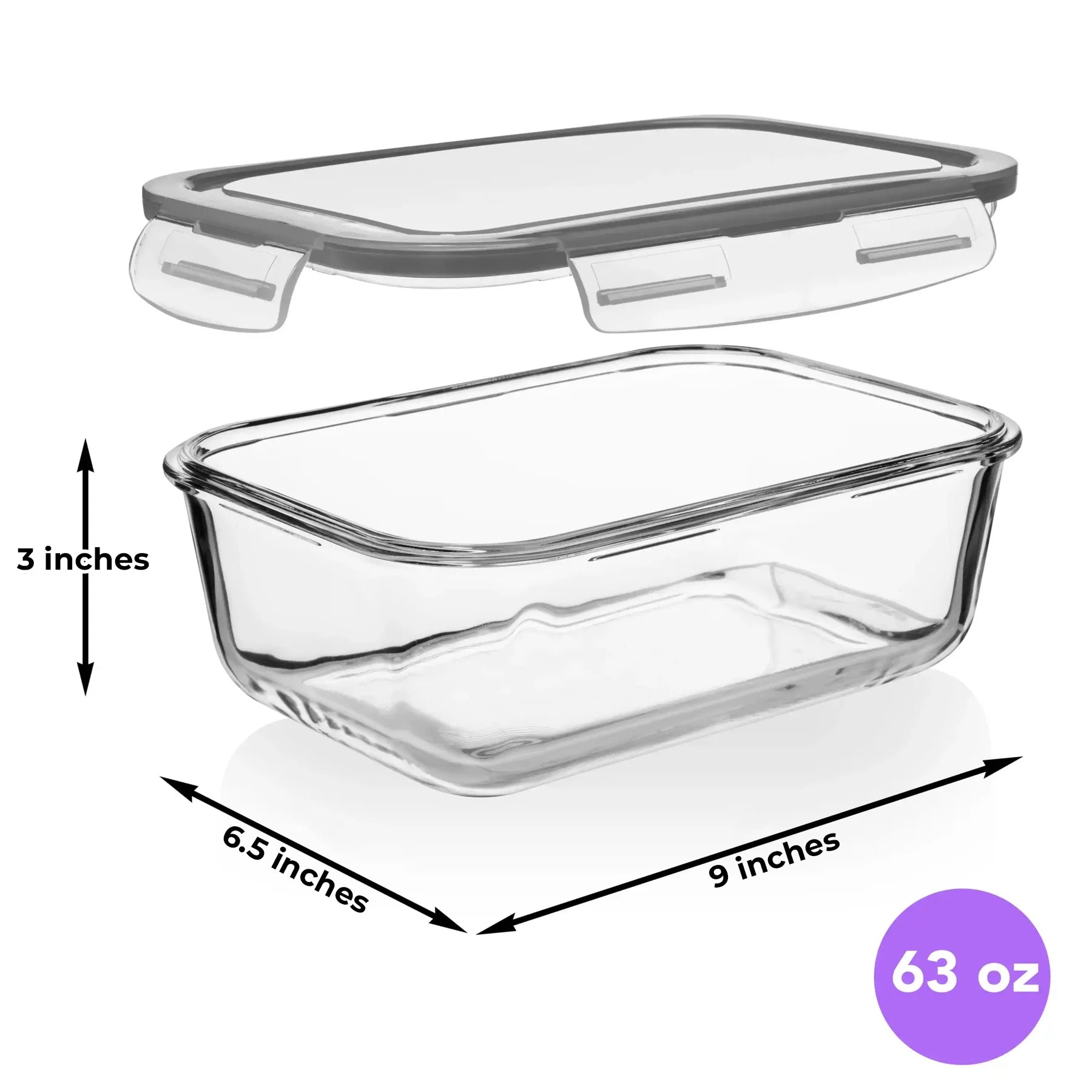 1860ML Glass Set  - Set of 2 Pc