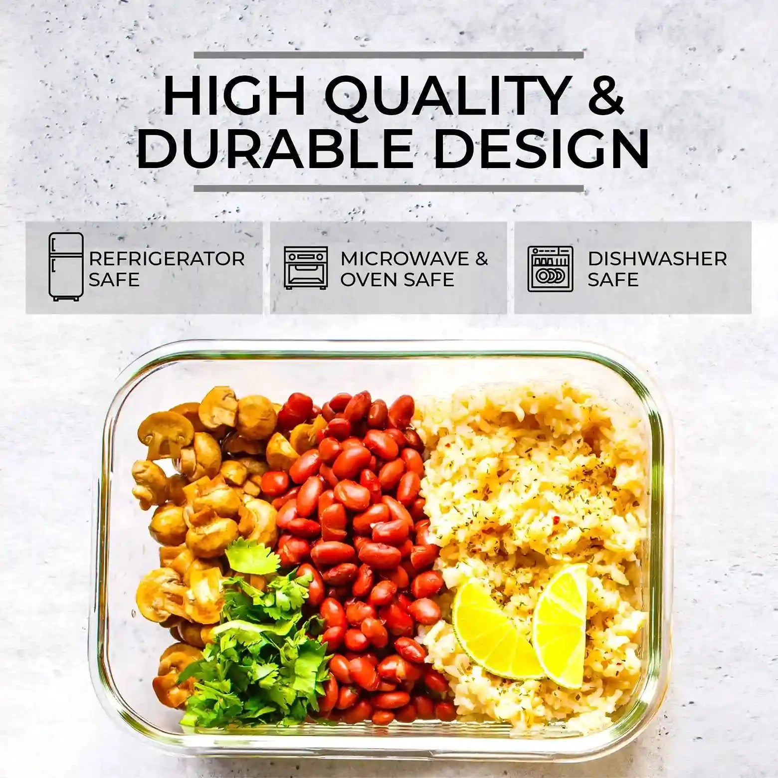 1860ML Glass Set  - Set of 2 Pc