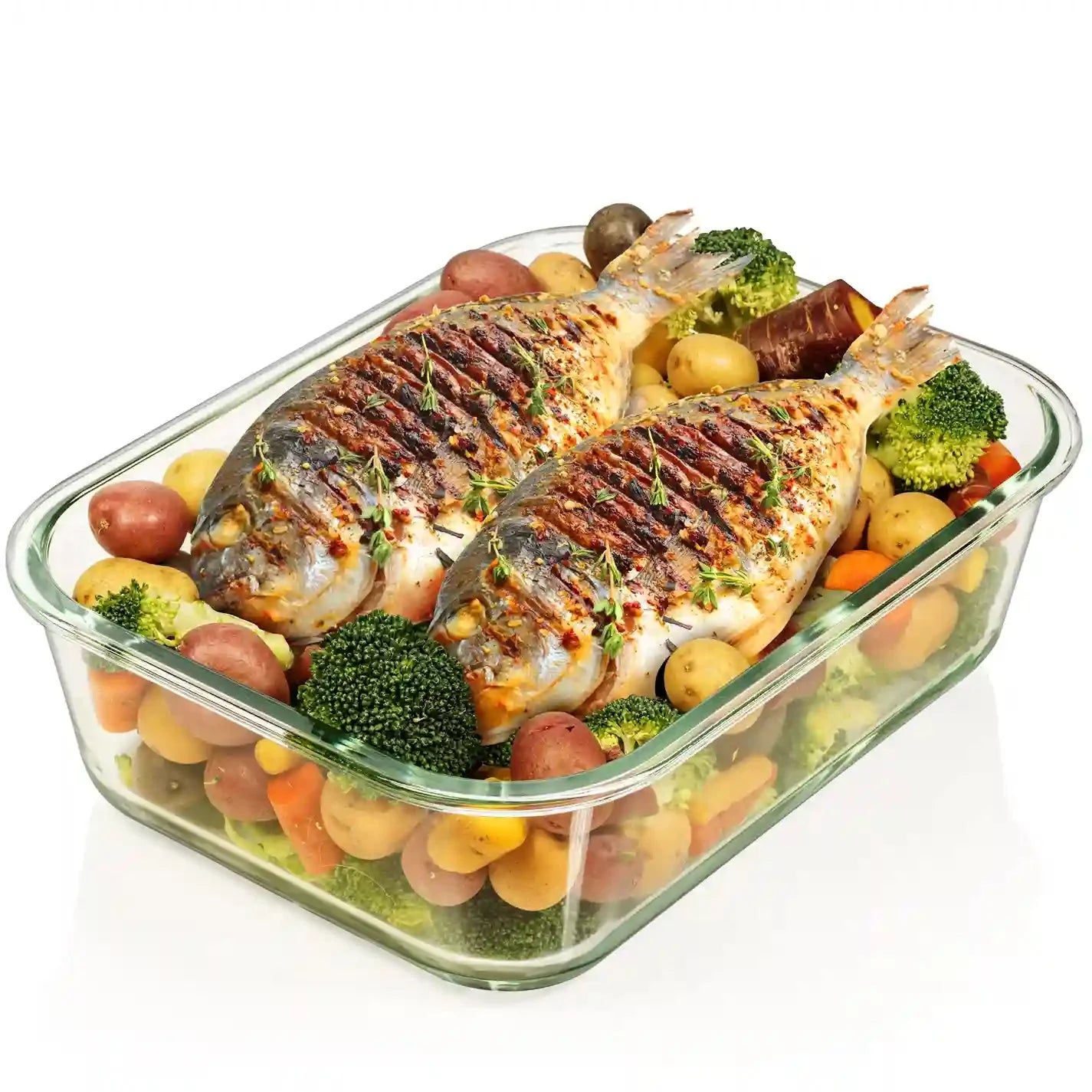 2700ML Glass Container Set