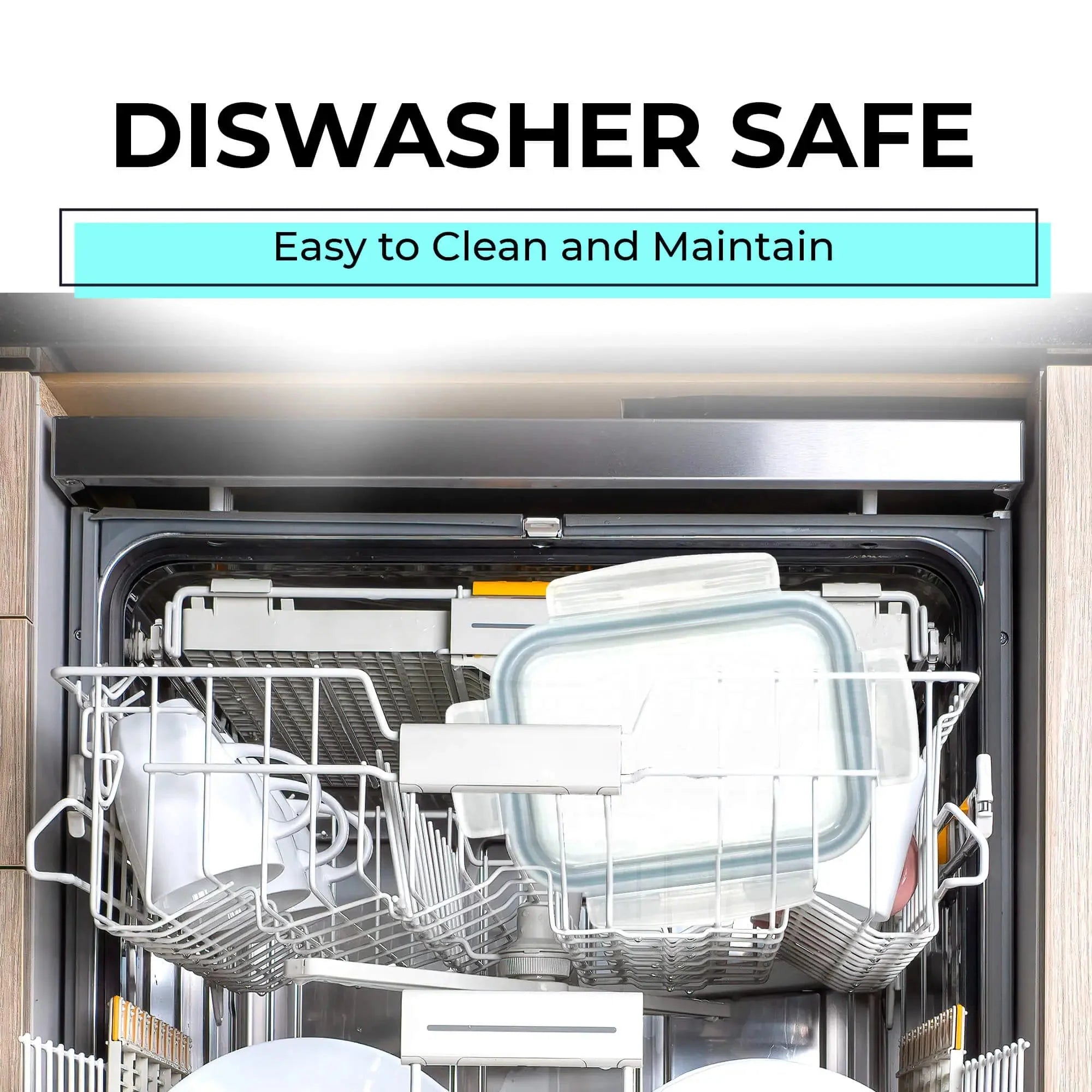 3300ML - Glass Container Set by Razab (Replacement lid) - Clear