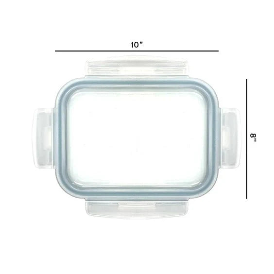 3300ML - Glass Container Set by Razab (Replacement lid) - Clear
