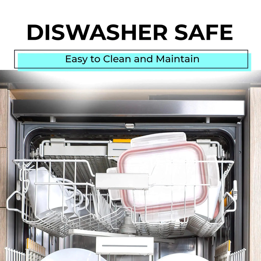 3300ML - Glass Container Set by Razab (Replacement lid) - Red