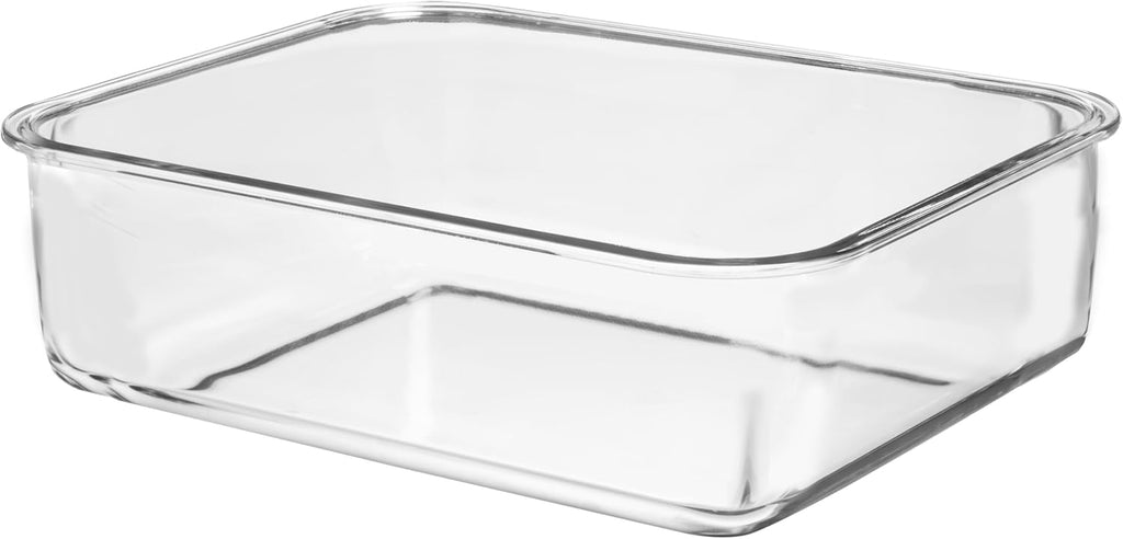 4800ml Large Glass Food Storage Container with Airtight Locking Lid