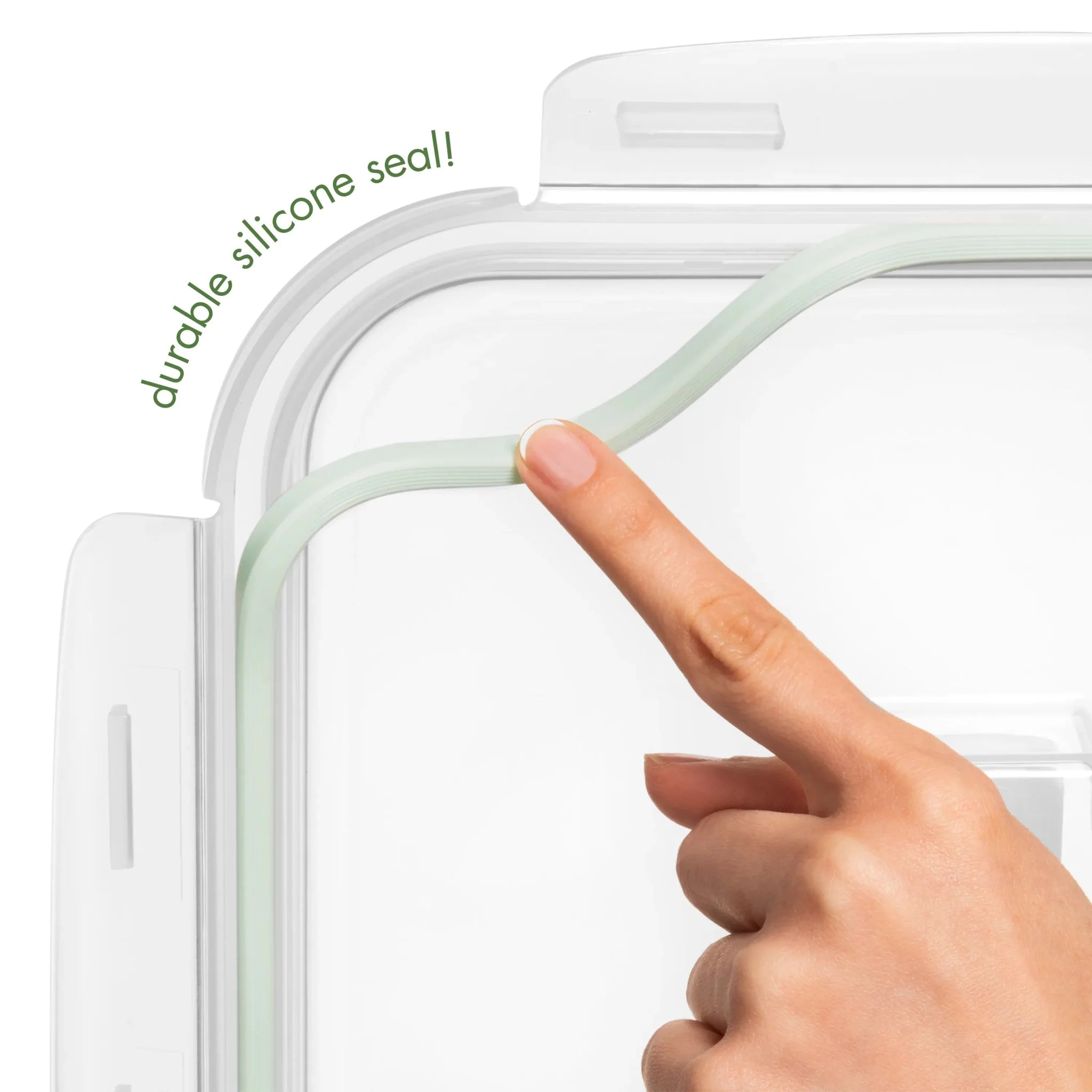 6500ML Extra Large Glass Container With Locking Lid and Handle