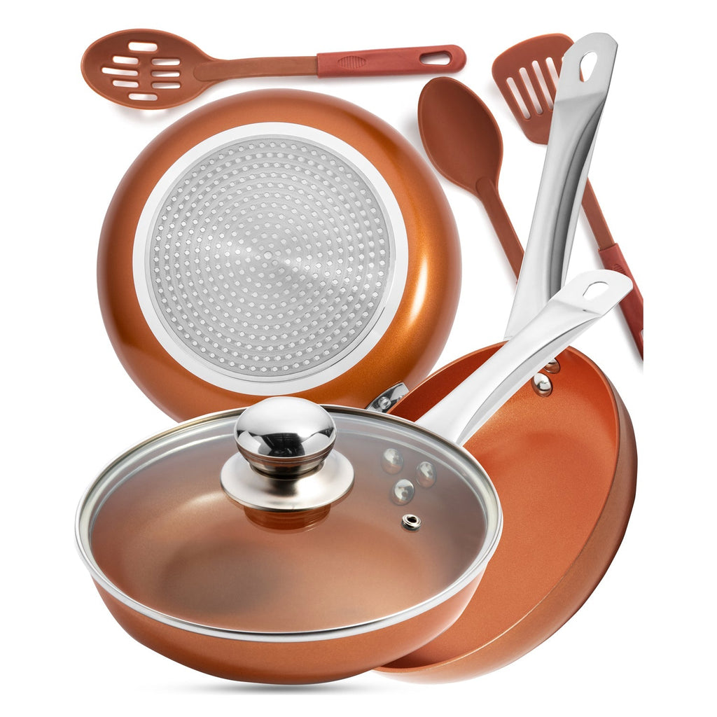 Copper Pans (Set Of 3)
