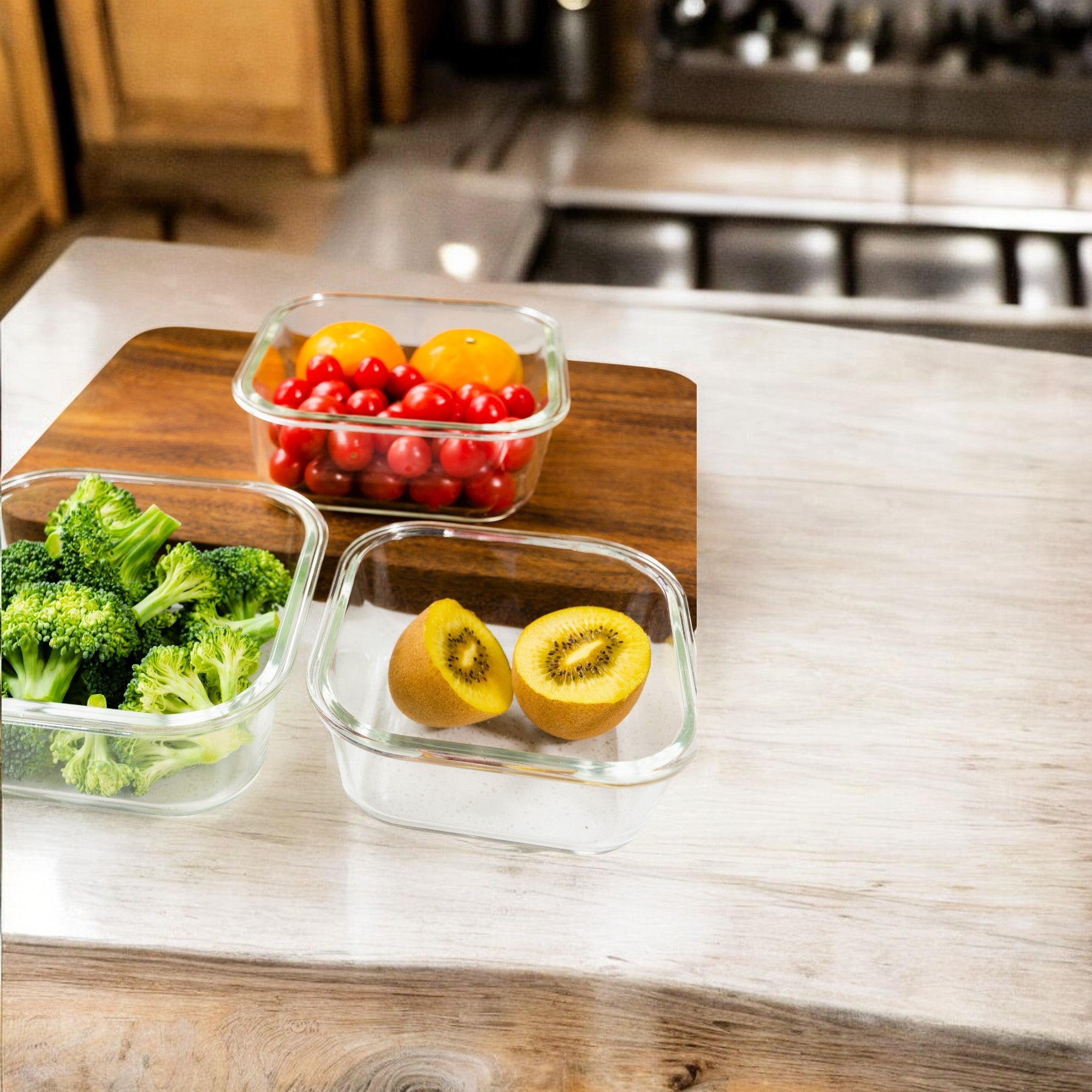 Razab 10 PC Glass Food Containers Set