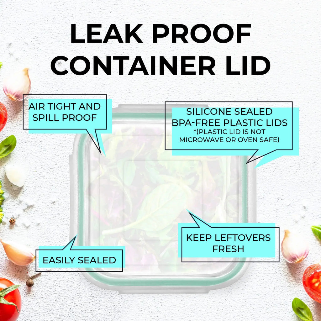 Razab 74 oz Replacement Lid for Razab 6 Pc and 10 Pc Glass Container Set